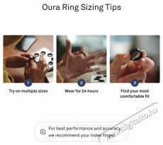 Oura Ring Gen3 Sizing Kit Mobil / Kommunik&aacute;ci&oacute; / Smart - Okos eszk&ouml;z - Egy&eacute;b okos eszk&ouml;z - 527833