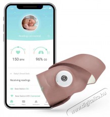 Owlet Smart Sock 3 - Okos zokni 0-18 hónapig (Matt rózsaszín) Mobil / Kommunikáció / Smart - Okos eszköz - Egyéb okos eszköz - 495247