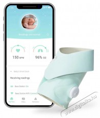 Owlet Smart Sock 3 - Okos zokni 0-18 hónapig (Mentazöld) Szépségápolás / Egészség - Baba mama termék - Egyéb baba mama termék - 495248
