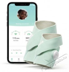 Owlet Smart Sock Plus - Okos zokni Plus 0-5 éves korig (Menta) Szépségápolás / Egészség - Baba mama termék - Egyéb baba mama termék - 495251