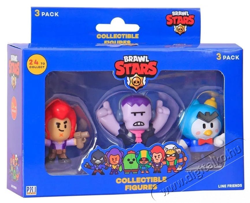 P.M.I. Trading   Enterprise Brawl Stars 3 db  1. sorozat H&aacute;ztart&aacute;s / Otthon / K&uuml;lt&eacute;r - J&aacute;t&eacute;k / Sport - J&aacute;t&eacute;kfigura - 532015