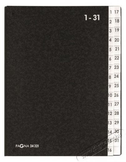 PAGNA 1-31 ig nyitott fekete előrendező H&aacute;ztart&aacute;s / Otthon / K&uuml;lt&eacute;r - Egy&eacute;b h&aacute;ztart&aacute;si term&eacute;k - 419395