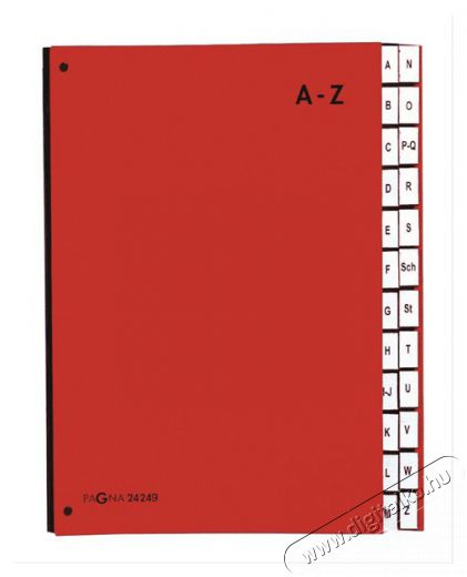 PAGNA A-Z ig nyitott piros előrendező H&aacute;ztart&aacute;s / Otthon / K&uuml;lt&eacute;r - Egy&eacute;b h&aacute;ztart&aacute;si term&eacute;k - 419392