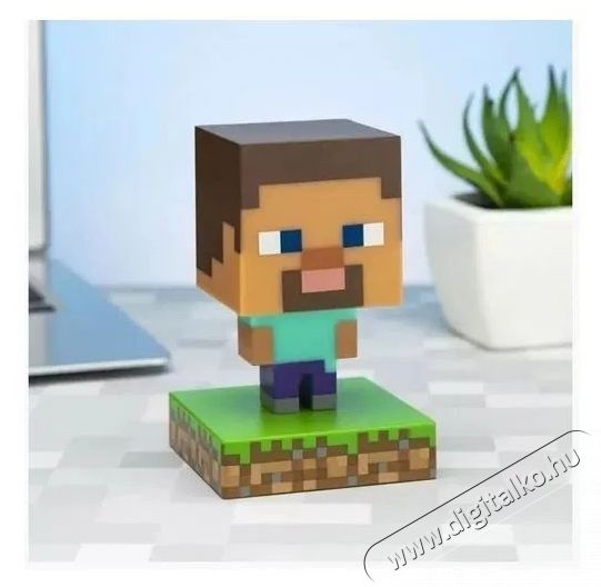 PALADONE Minecraft - Steve - vil&aacute;g&iacute;t&oacute; figura H&aacute;ztart&aacute;s / Otthon / K&uuml;lt&eacute;r - J&aacute;t&eacute;k / Sport - J&aacute;t&eacute;kfigura - 532017