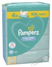 PAMPERS Fresh Clean XXL 4 &times; 80 db Nedves t&ouml;rlőkendő Sz&eacute;ps&eacute;g&aacute;pol&aacute;s / Eg&eacute;szs&eacute;g - Baba mama term&eacute;k - Egy&eacute;b baba mama term&eacute;k - 531417