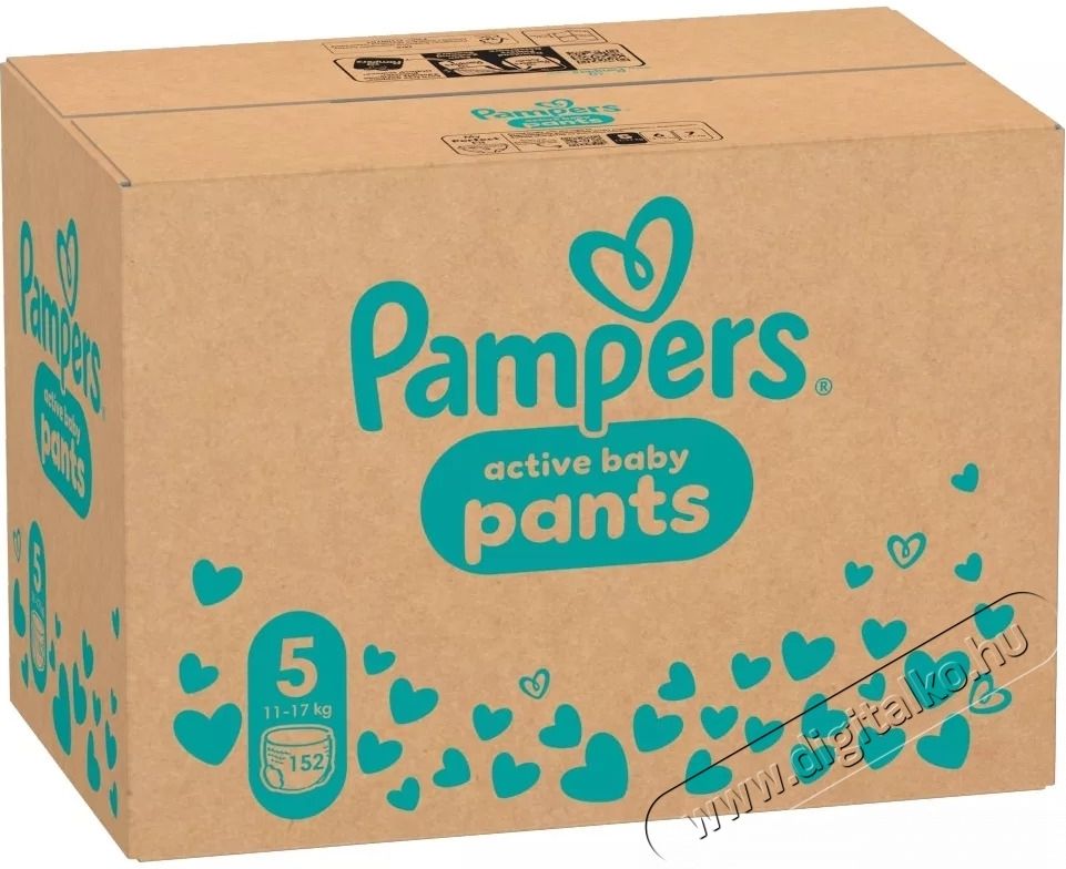 PAMPERS Pants 5 (152 db) - egyhavi kiszerel&eacute;s Bugyipelenka Sz&eacute;ps&eacute;g&aacute;pol&aacute;s / Eg&eacute;szs&eacute;g - Baba mama term&eacute;k - Egy&eacute;b baba mama term&eacute;k - 531421