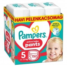 PAMPERS Pants 5 (152 db) - egyhavi kiszerel&eacute;s Bugyipelenka Sz&eacute;ps&eacute;g&aacute;pol&aacute;s / Eg&eacute;szs&eacute;g - Baba mama term&eacute;k - Egy&eacute;b baba mama term&eacute;k - 531421