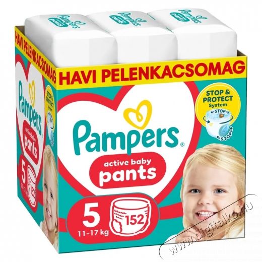 PAMPERS Pants 5 (152 db) - egyhavi kiszerel&eacute;s Bugyipelenka Sz&eacute;ps&eacute;g&aacute;pol&aacute;s / Eg&eacute;szs&eacute;g - Baba mama term&eacute;k - Egy&eacute;b baba mama term&eacute;k - 531421