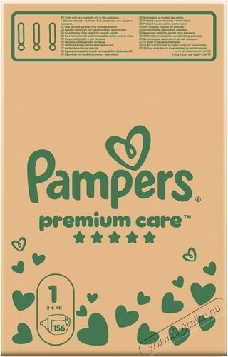 PAMPERS Premium Care 1 (156 db) Eldobhat&oacute; pelenka Sz&eacute;ps&eacute;g&aacute;pol&aacute;s / Eg&eacute;szs&eacute;g - Baba mama term&eacute;k - Egy&eacute;b baba mama term&eacute;k - 531415