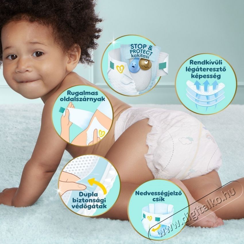 PAMPERS Premium Care 2 (224 db) Eldobhat&oacute; pelenka Sz&eacute;ps&eacute;g&aacute;pol&aacute;s / Eg&eacute;szs&eacute;g - Baba mama term&eacute;k - Egy&eacute;b baba mama term&eacute;k - 531414