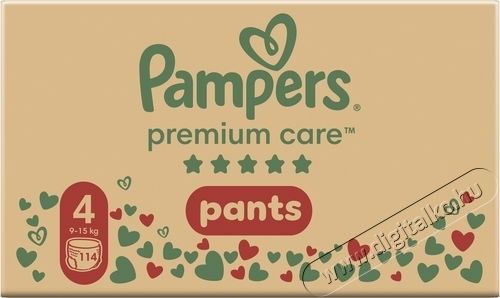 PAMPERS Premium Care Pants, 4-es m&eacute;ret (114 darab) Bugyipelenka Sz&eacute;ps&eacute;g&aacute;pol&aacute;s / Eg&eacute;szs&eacute;g - Baba mama term&eacute;k - Egy&eacute;b baba mama term&eacute;k - 531419