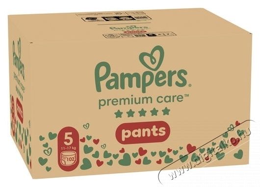 PAMPERS Premium Care Pants 5-&ouml;s m&eacute;ret (102 darab) Bugyipelenka Sz&eacute;ps&eacute;g&aacute;pol&aacute;s / Eg&eacute;szs&eacute;g - Baba mama term&eacute;k - Egy&eacute;b baba mama term&eacute;k - 531422