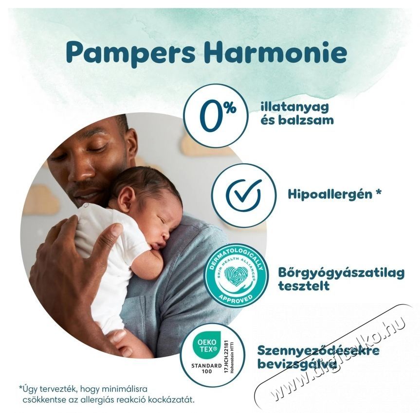 PAMPERS Harmonie Baby 5 (152 db) Eldobhat&oacute; pelenka Sz&eacute;ps&eacute;g&aacute;pol&aacute;s / Eg&eacute;szs&eacute;g - Baba mama term&eacute;k - Egy&eacute;b baba mama term&eacute;k - 534786