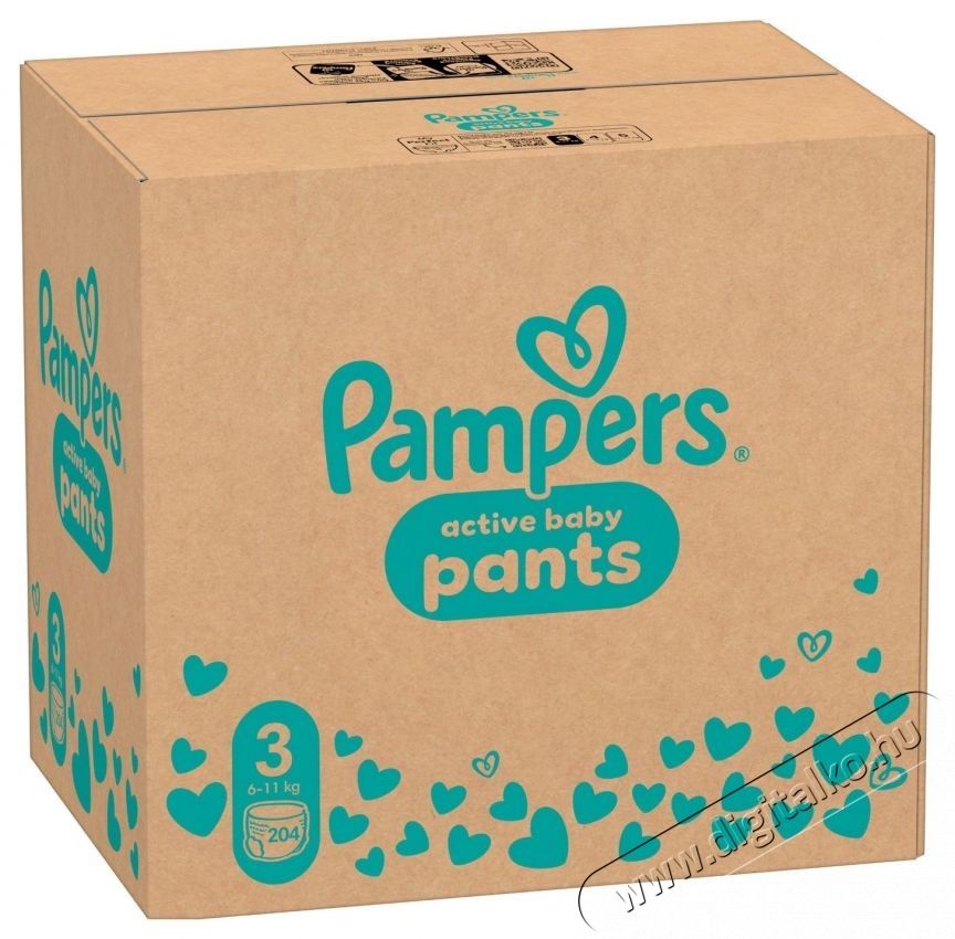PAMPERS Pants 3 (204 db) Bugyipelenka Sz&eacute;ps&eacute;g&aacute;pol&aacute;s / Eg&eacute;szs&eacute;g - Baba mama term&eacute;k - Egy&eacute;b baba mama term&eacute;k - 534784