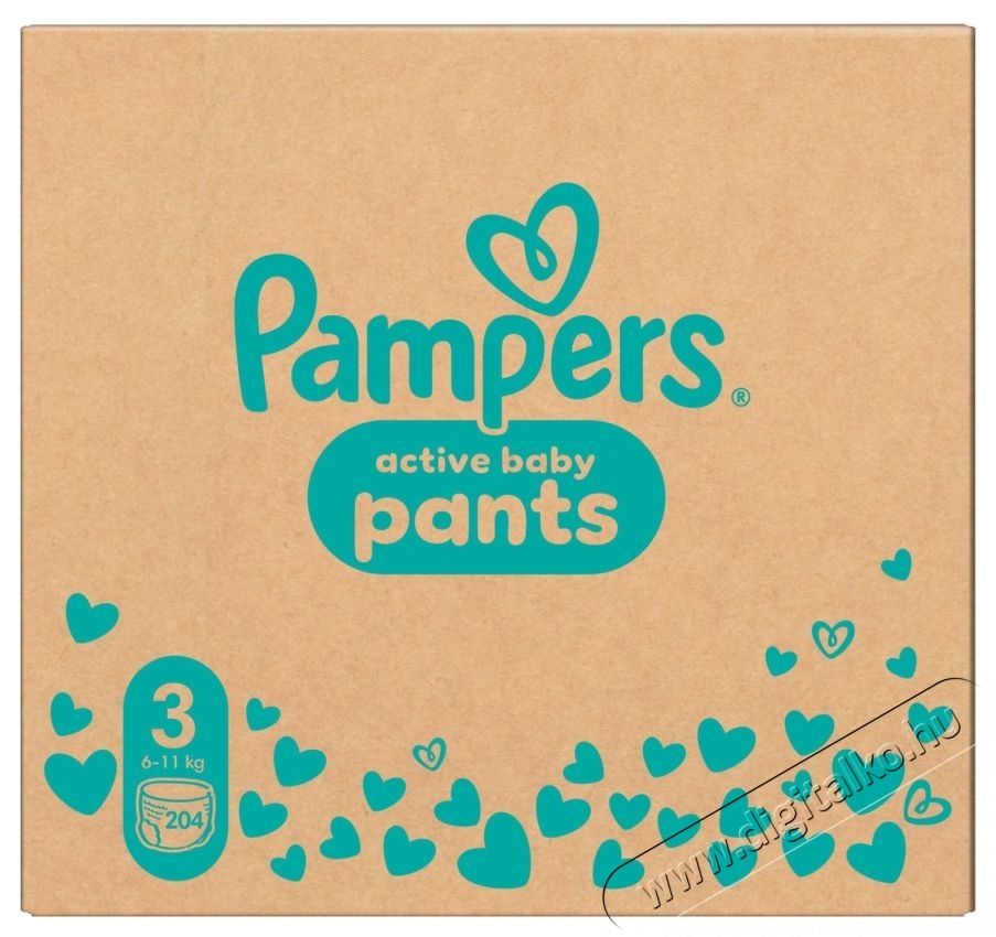 PAMPERS Pants 3 (204 db) Bugyipelenka Sz&eacute;ps&eacute;g&aacute;pol&aacute;s / Eg&eacute;szs&eacute;g - Baba mama term&eacute;k - Egy&eacute;b baba mama term&eacute;k - 534784