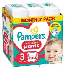 PAMPERS Pants 3 (204 db) Bugyipelenka Sz&eacute;ps&eacute;g&aacute;pol&aacute;s / Eg&eacute;szs&eacute;g - Baba mama term&eacute;k - Egy&eacute;b baba mama term&eacute;k - 534784
