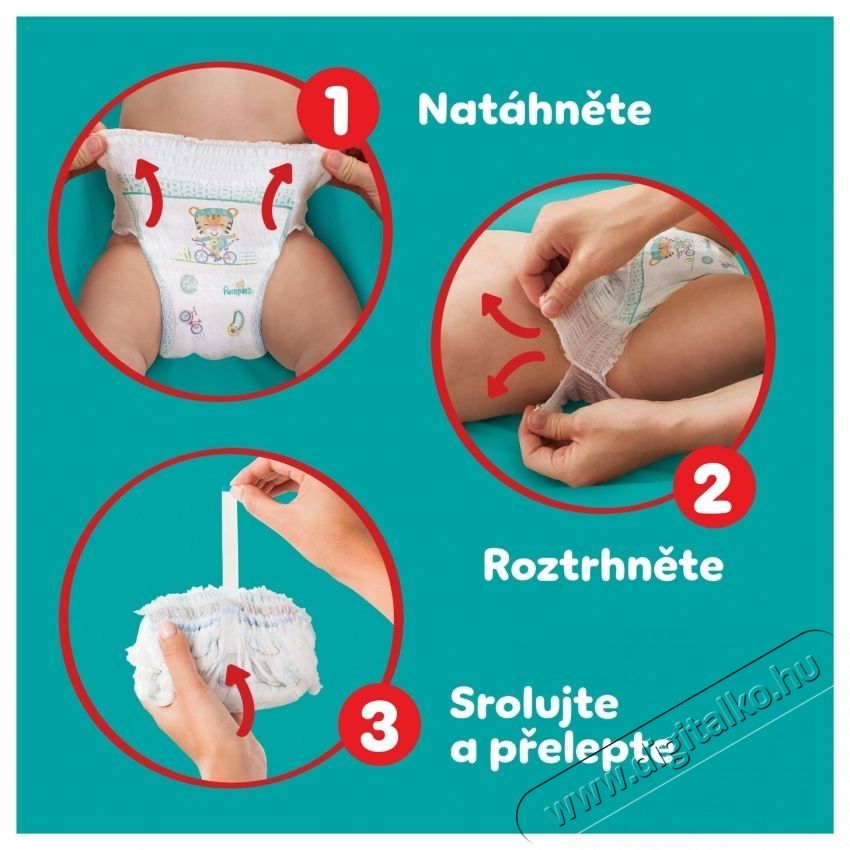 PAMPERS Pants 3 (204 db) Bugyipelenka Sz&eacute;ps&eacute;g&aacute;pol&aacute;s / Eg&eacute;szs&eacute;g - Baba mama term&eacute;k - Egy&eacute;b baba mama term&eacute;k - 534784