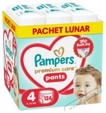 PAMPERS Premium Care Pants XXL pelenkacsomag, 4-es m&eacute;ret, 9kg-15kg, 124 db Sz&eacute;ps&eacute;g&aacute;pol&aacute;s / Eg&eacute;szs&eacute;g - Baba mama term&eacute;k - Egy&eacute;b baba mama term&eacute;k - 537594