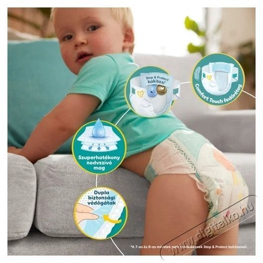 PAMPERS Active Baby 4, Monthly Pack 180 db Sz&eacute;ps&eacute;g&aacute;pol&aacute;s / Eg&eacute;szs&eacute;g - Baba mama term&eacute;k - Egy&eacute;b baba mama term&eacute;k - 537942