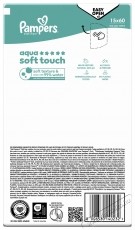 PAMPERS Pampers Aqua Soft Touch, 900 db (15x 60 db) Sz&eacute;ps&eacute;g&aacute;pol&aacute;s / Eg&eacute;szs&eacute;g - Baba mama term&eacute;k - Egy&eacute;b baba mama term&eacute;k - 537968