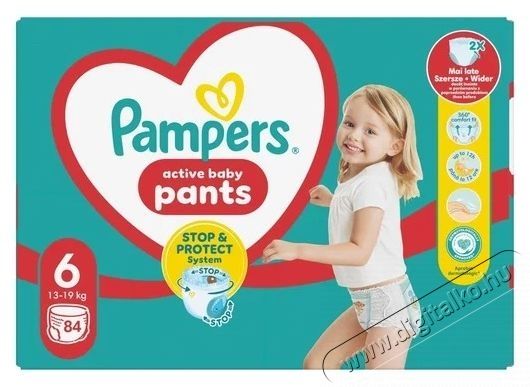 PAMPERS Pants Extra Large 6 (84 db) - Mega Box Sz&eacute;ps&eacute;g&aacute;pol&aacute;s / Eg&eacute;szs&eacute;g - Baba mama term&eacute;k - Egy&eacute;b baba mama term&eacute;k - 537940
