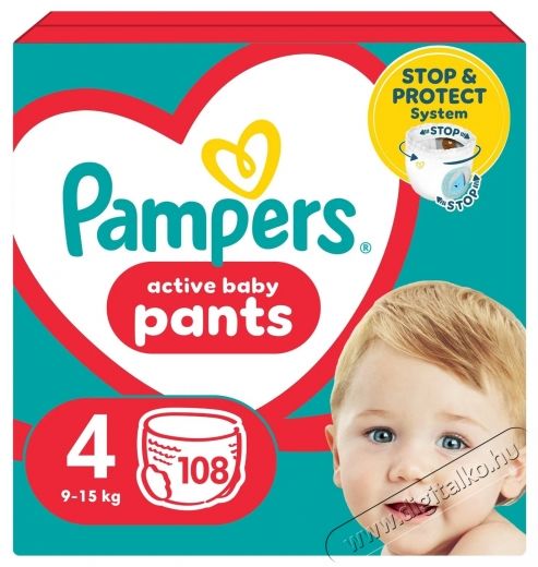 PAMPERS Pants Maxi 4 (108 db) - Mega Box Sz&eacute;ps&eacute;g&aacute;pol&aacute;s / Eg&eacute;szs&eacute;g - Baba mama term&eacute;k - Egy&eacute;b baba mama term&eacute;k - 537949
