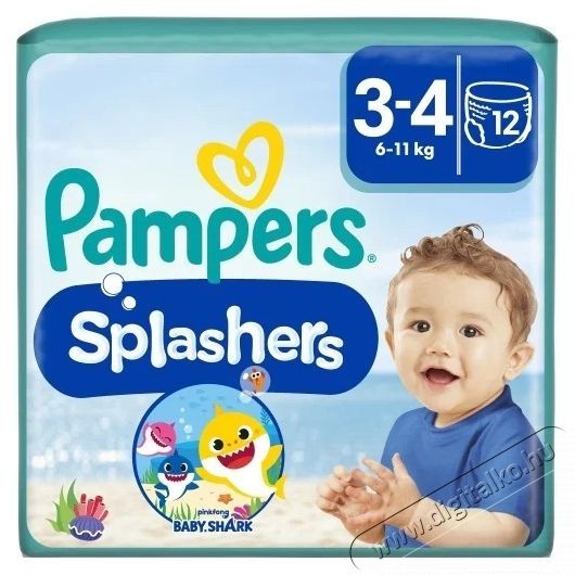 PAMPERS Splashers 3-4 (12 db) Sz&eacute;ps&eacute;g&aacute;pol&aacute;s / Eg&eacute;szs&eacute;g - Baba mama term&eacute;k - Egy&eacute;b baba mama term&eacute;k - 537944