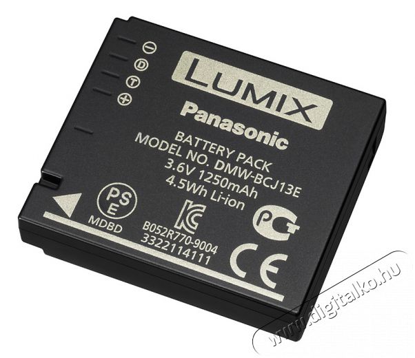 PANASONIC DMW-BCJ13E Li-ion akkumulátor (1250mAh) Akkuk és töltők - Li-ion akkumulátor és töltő (gyári) - Akku - 264035