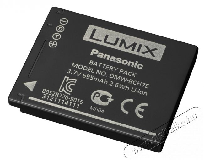 PANASONIC DMW-BCK7E Li-ion akkumulátor Akkuk és töltők - Li-ion akkumulátor és töltő (utángyártott) - Akku - 264036
