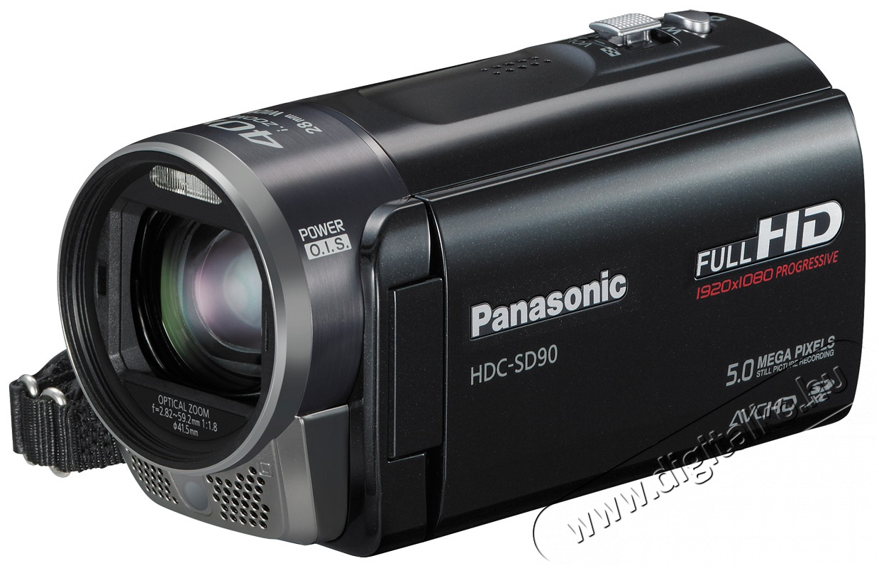 PANASONIC HDC-SD90 F&eacute;nyk&eacute;pezőg&eacute;p / kamera - Mem&oacute;riak&aacute;rty&aacute;s videokamera - Kompakt - 253001