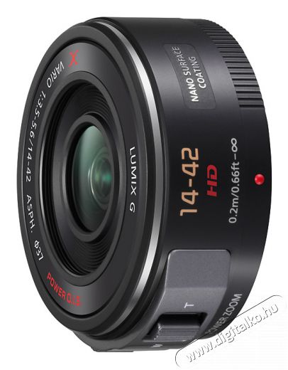 PANASONIC Lumix G X 14-42mm f/3,5-5,6 (H-PS14042E-K) Mikro 4/3-os POWER O.I.S. PZ HD objektív - fekete Fotó-Videó kiegészítők - Objektív - Zoom objektív - 264019