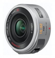 PANASONIC Lumix G X 14-42mm f/3,5-5,6 (H-PS14042E-S) Mikro 4/3-os POWER O.I.S. PZ HD objektív - ezüst Fotó-Videó kiegészítők - Objektív - Zoom objektív - 264020