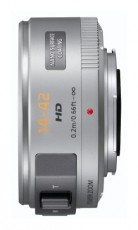 PANASONIC Lumix G X 14-42mm f/3,5-5,6 (H-PS14042E-S) Mikro 4/3-os POWER O.I.S. PZ HD objektív - ezüst Fotó-Videó kiegészítők - Objektív - Zoom objektív - 264020