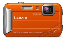 PANASONIC DMC-FT30 (DMC-FT30EP-D) - narancs Fényképezőgép / kamera - Kompakt fényképezőgép - Kaland és vízálló fényképezőgép - 294992