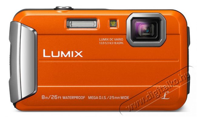 PANASONIC DMC-FT30 (DMC-FT30EP-D) - narancs Fényképezőgép / kamera - Kompakt fényképezőgép - Kaland és vízálló fényképezőgép - 294992