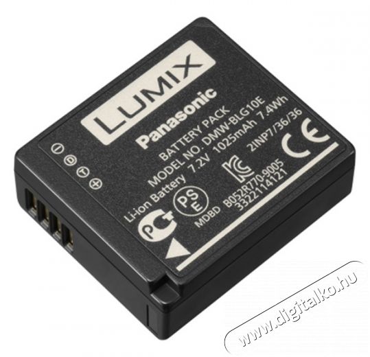 PANASONIC DMW-BLG10E Akkumulátor Akkuk és töltők - Li-ion akkumulátor és töltő (gyári) - Akku - 278774