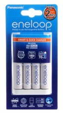 PANASONIC eneloop BQ-CC16 + 4 db AA akku 1900mAh gyorstöltőszett (K-KJ16MCC40E) Akkuk és töltők - Elem méretű akku és töltő - Szettben - 281913