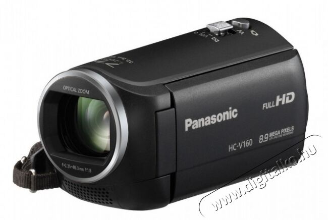 PANASONIC HC-V160 (HC-V160EP-K) videokamera Fényképezőgép / kamera - Memóriakártyás videokamera - Kompakt - 285873