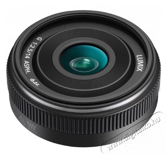 PANASONIC Lumix G 14mm f/2,5 (H-H014AE-K) Mikro 4/3-os objektív -fekete Fotó-Videó kiegészítők - Objektív - Fix fókuszú objektív - 285849
