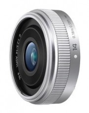 PANASONIC Lumix G 14mm f/2,5 (H-H014AE-S) Mikro 4/3-os objektív -ezüst Fotó-Videó kiegészítők - Objektív - Fix fókuszú objektív - 285850