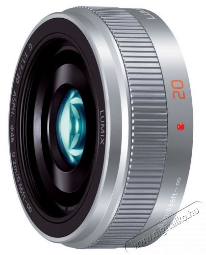PANASONIC Lumix G 20mm f/1,7 (H-H020AE-S) II ASPH objekt&iacute;v - ez&uuml;st Fot&oacute;-Vide&oacute; kieg&eacute;sz&iacute;tők - Objekt&iacute;v - Fix f&oacute;kusz&uacute; objekt&iacute;v - 285848
