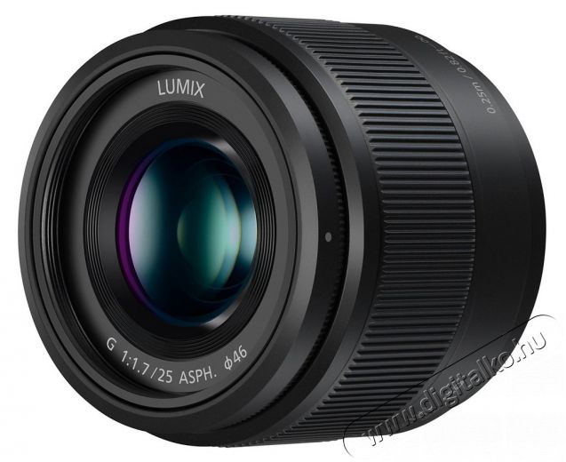 PANASONIC 25mm f/1,7 (H-H025E-K) Mikro 4/3-os objektív Fotó-Videó kiegészítők - Objektív - Fix fókuszú objektív - 295880