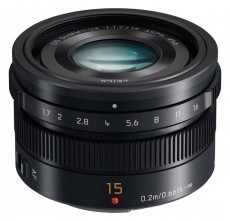 PANASONIC Lumix G 15mm f/1,7 (H-X015E-K) Mikro 4/3-os objektív - fekete Fotó-Videó kiegészítők - Objektív - Fix fókuszú objektív - 278777