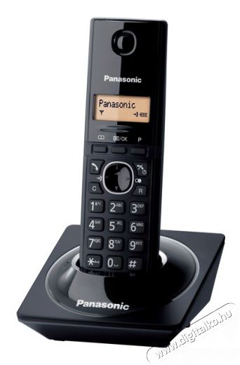 PANASONIC KX-TG1711HGB vezeték nélküli telefon Mobil / Kommunikáció / Smart - DECT / cordless telefon - 299126