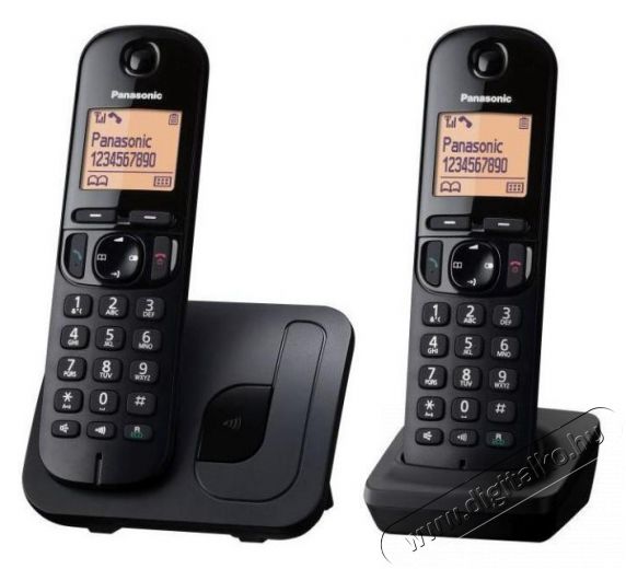 PANASONIC KX-TGC212PDB vezeték nélküli telefon Mobil / Kommunikáció / Smart - DECT / cordless telefon - 302470