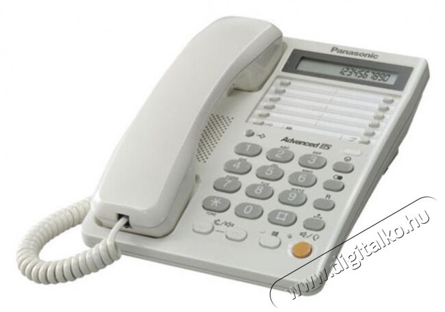 PANASONIC KX-TS2308HGW vezetékes telefon Mobil / Kommunikáció / Smart - Vezetékes telefon / fax - 302475