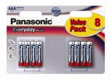 PANASONIC LR03EPS-8BW Everyday Power AAA tartós elem Akkuk és töltők - Elem - 302493