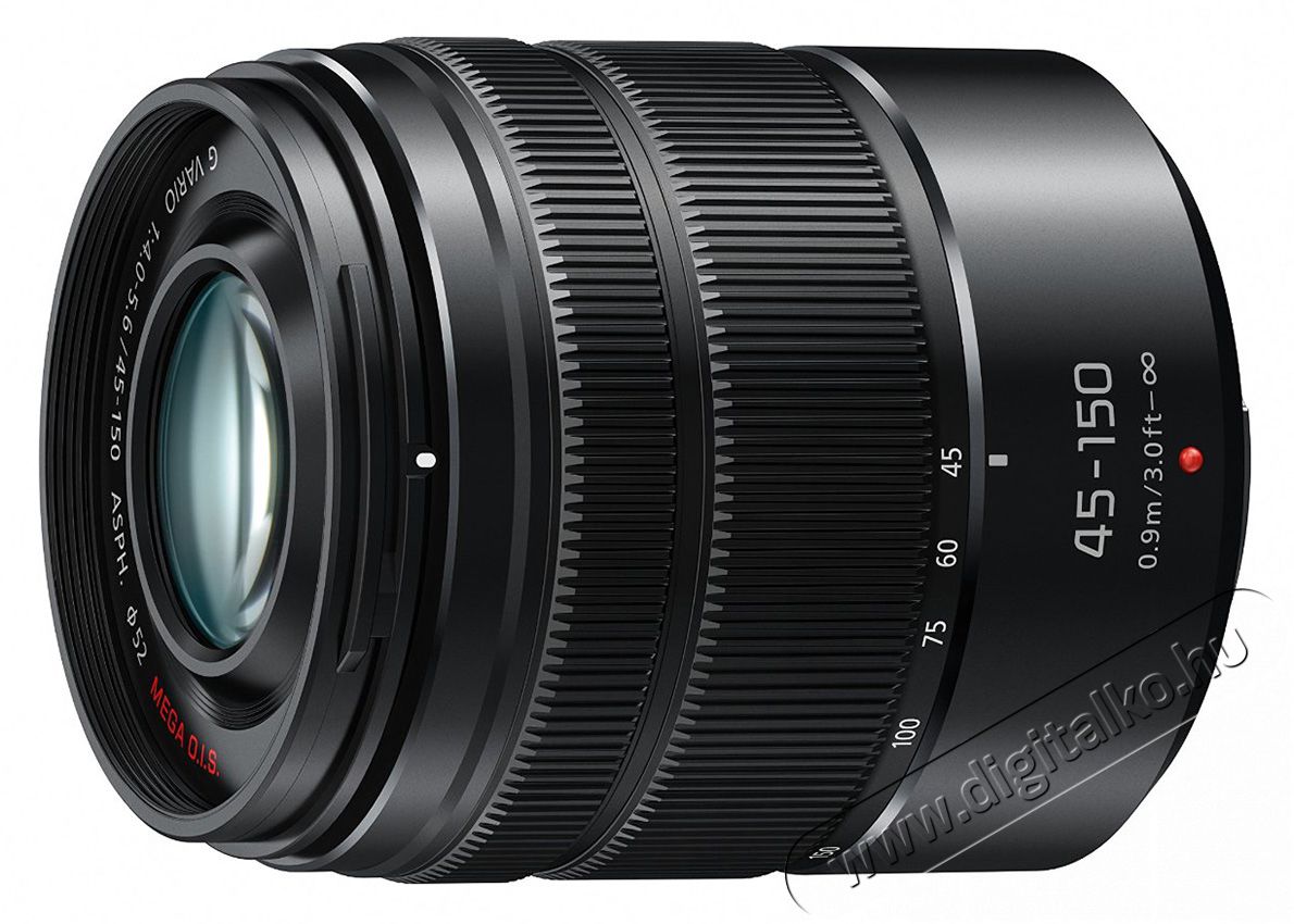 PANASONIC Lumix G Vario 45-150 mm f/4,0-5,6 (H-FS45150EKA) ASPH OIS objektív - fekete Fotó-Videó kiegészítők - Objektív - Zoom objektív - 291512