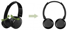 PANASONIC RP-BTD5E-K mikrofonos fejhallgató - fekete Audio-Video / Hifi / Multimédia - Fül és Fejhallgatók - Fejhallgató mikrofonnal / headset - 294033