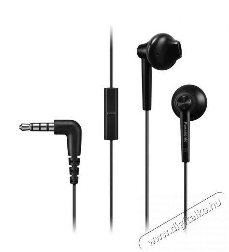 PANASONIC RP-TCM50E-K fülhallgató Audio-Video / Hifi / Multimédia - Fül és Fejhallgatók - Fülhallgató mikrofonnal / headset - 302525
